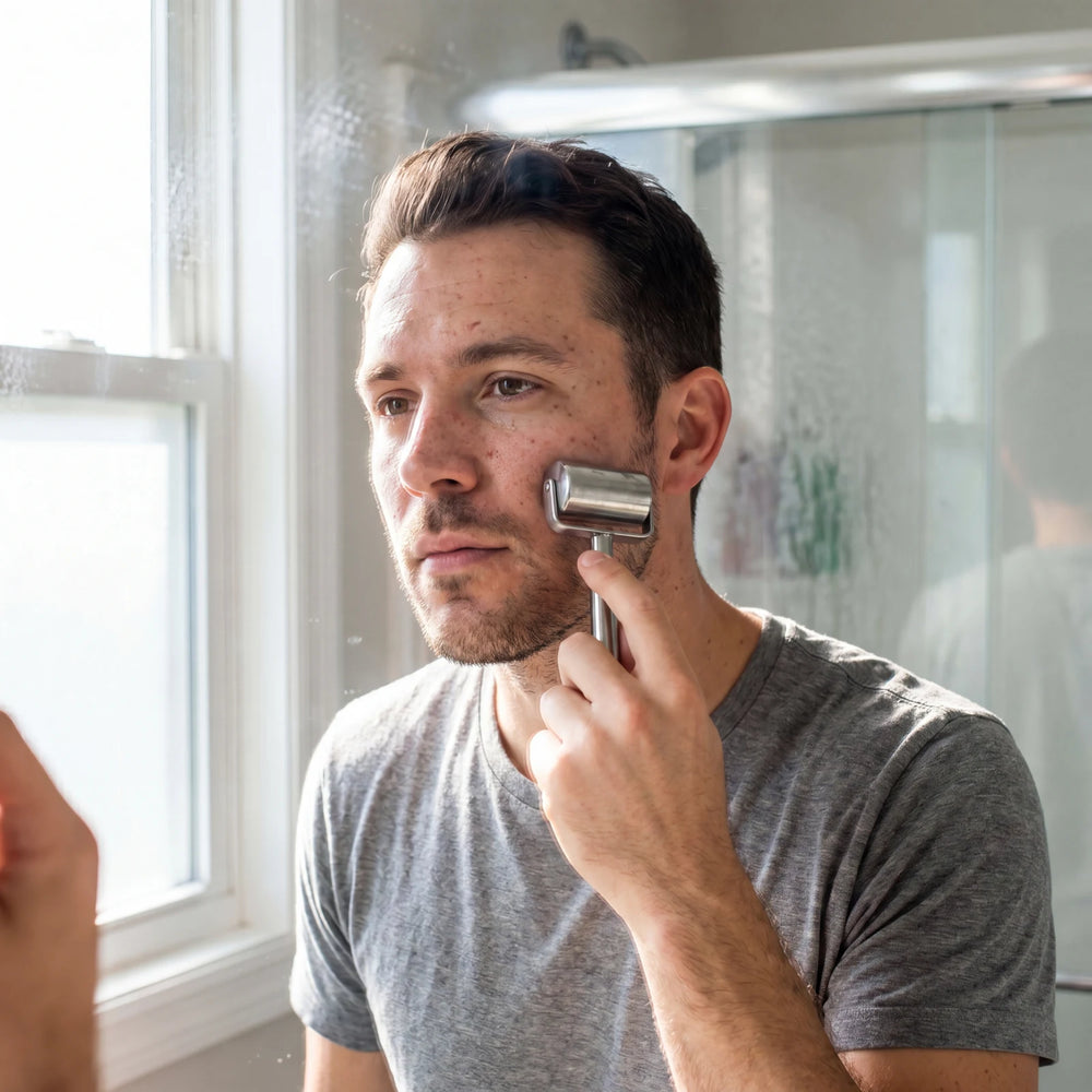Face Ice Roller for Men — De-Puff in 2 Minutes