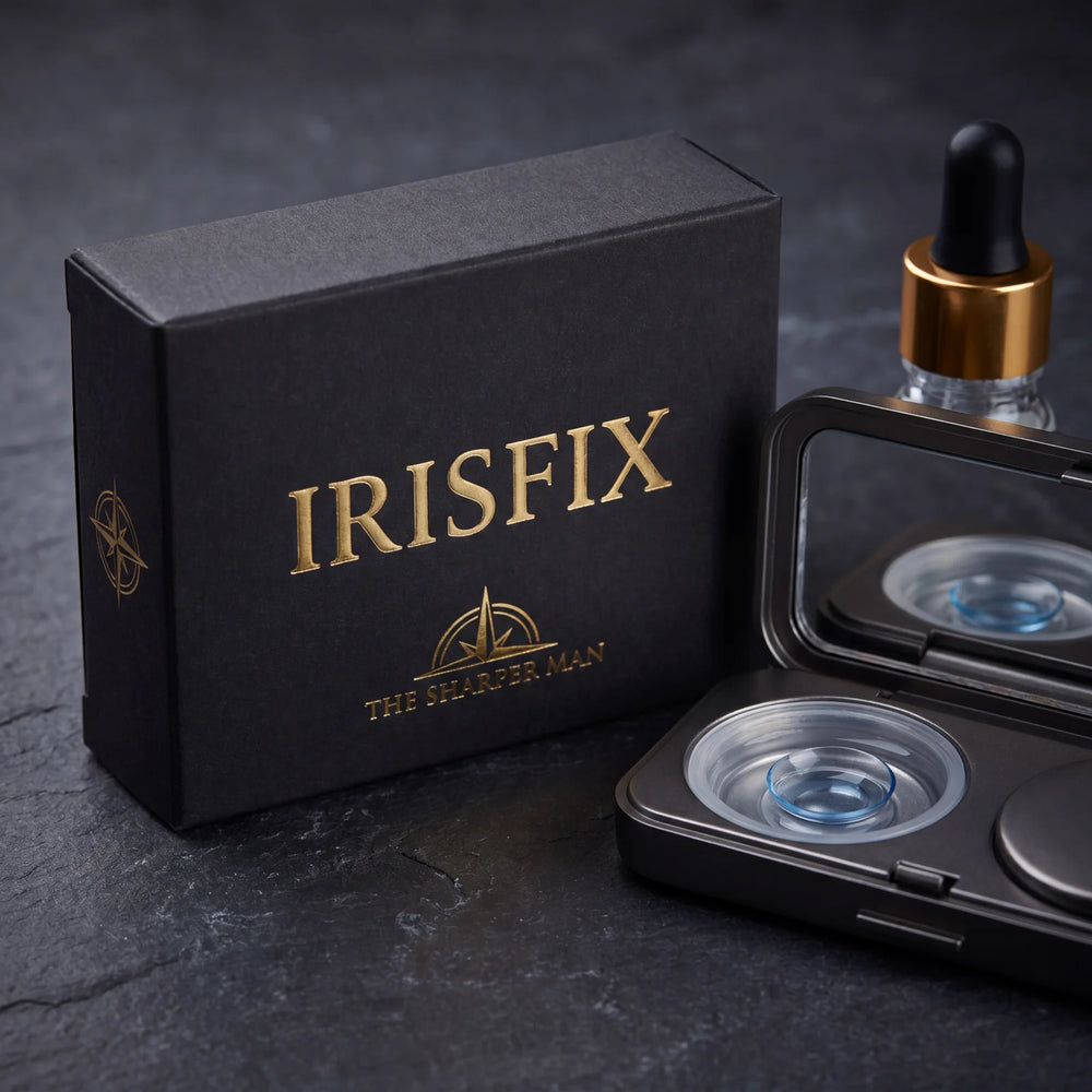IRISFIX | Color Contact Lenses for Men in use