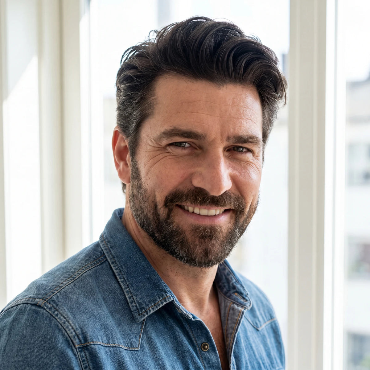 Before and after SCALP RESET | 4-in-1 Hair & Scalp Tool for Men