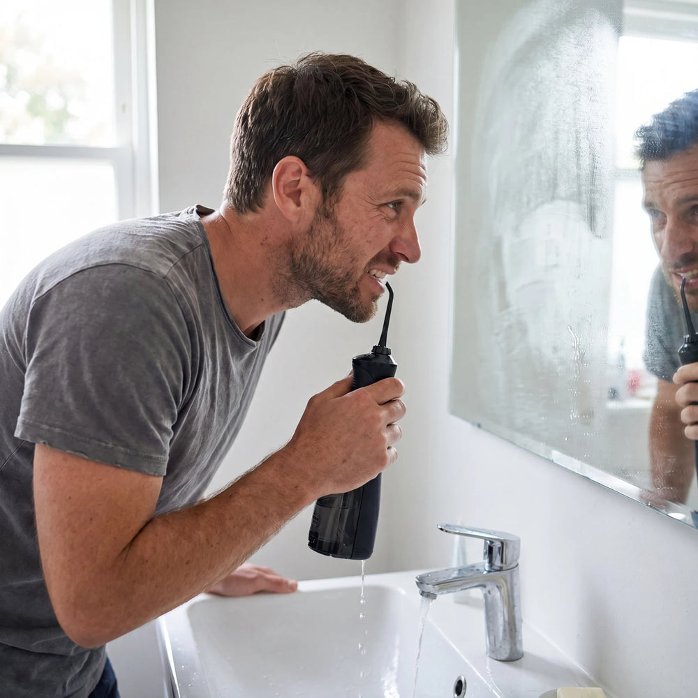 Water Flosser for Men — 60-Second Deep Clean