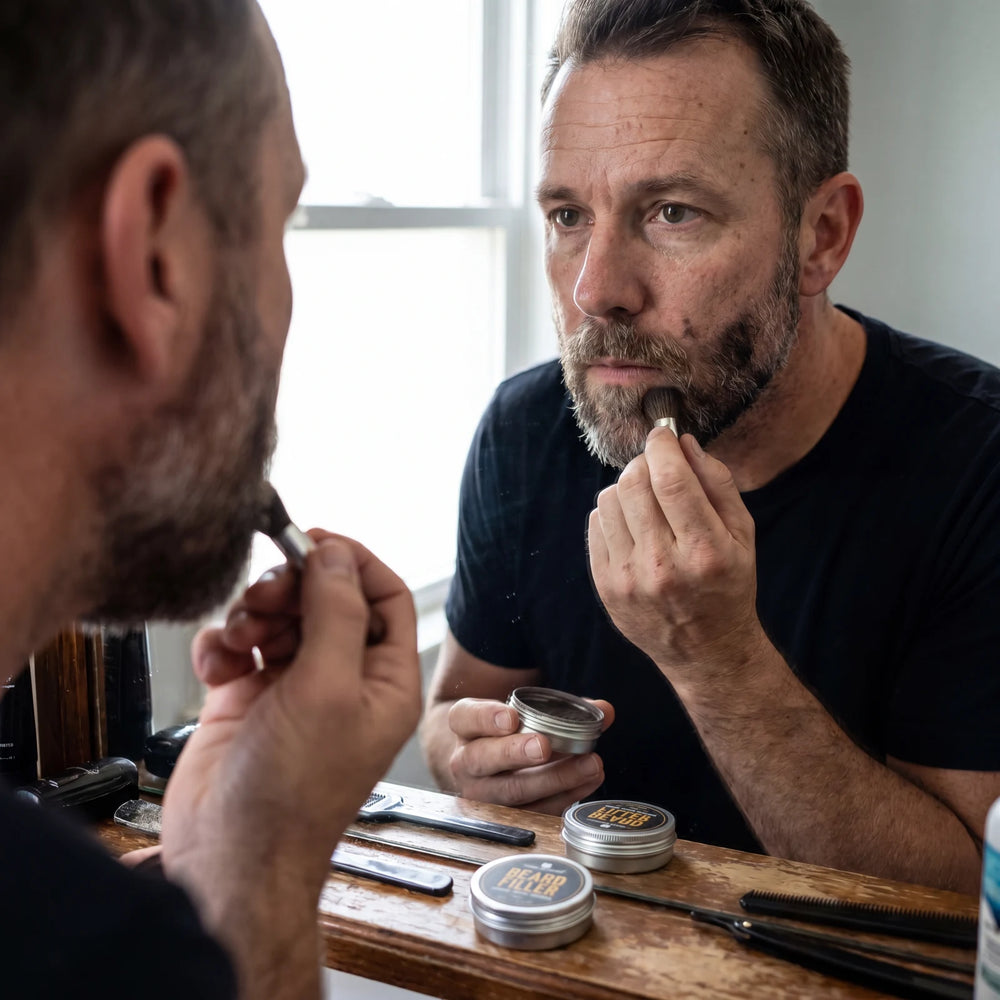 Beard Filler Powder for Men — Fuller Beard Instantly