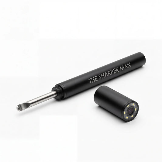 ear wax removal tool for men — camera-guided safe ear cleaning — The Sharper Man