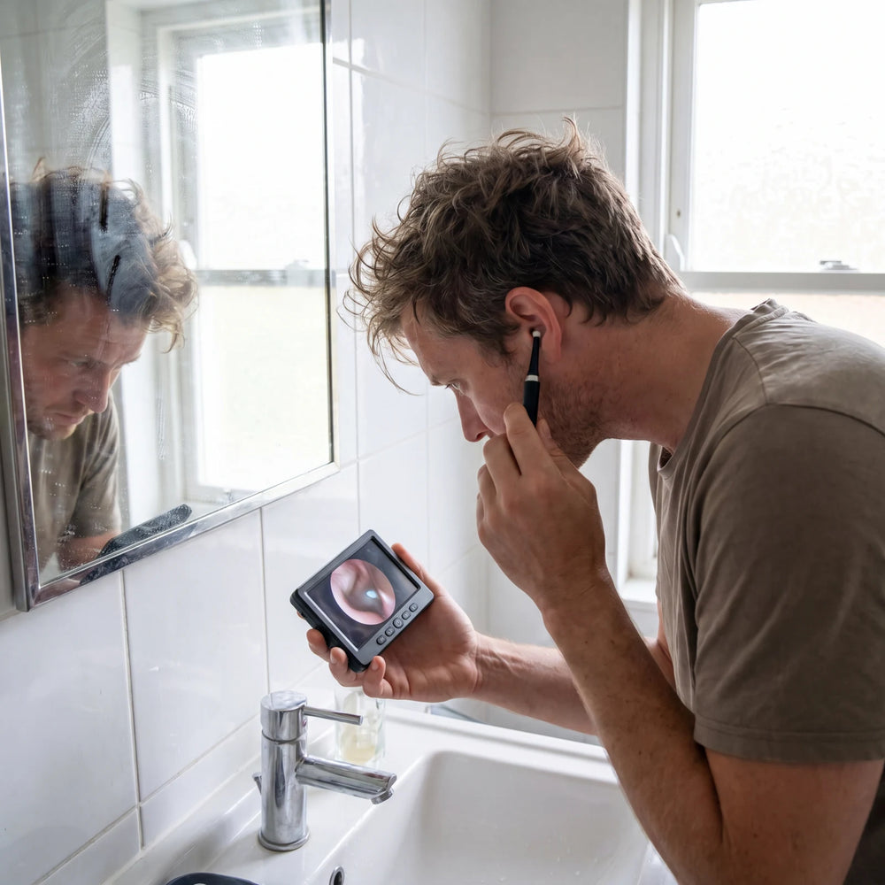 Ear Wax Removal Tool for Men — Camera-Guided and Safe