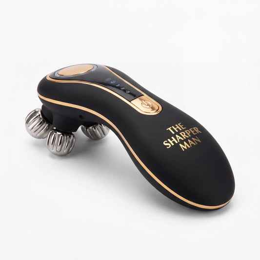 EMS face massager for men — lift and tone the jaw — The Sharper Man