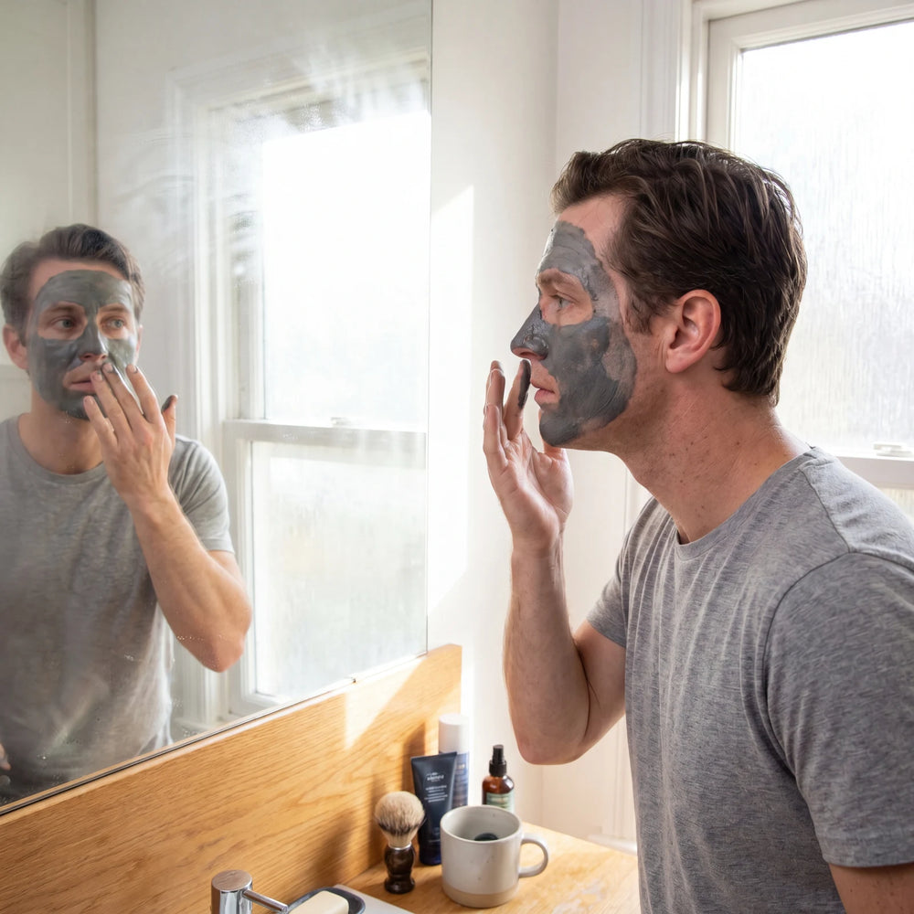 Clay Face Mask for Men — Deep Clean for Oily Skin