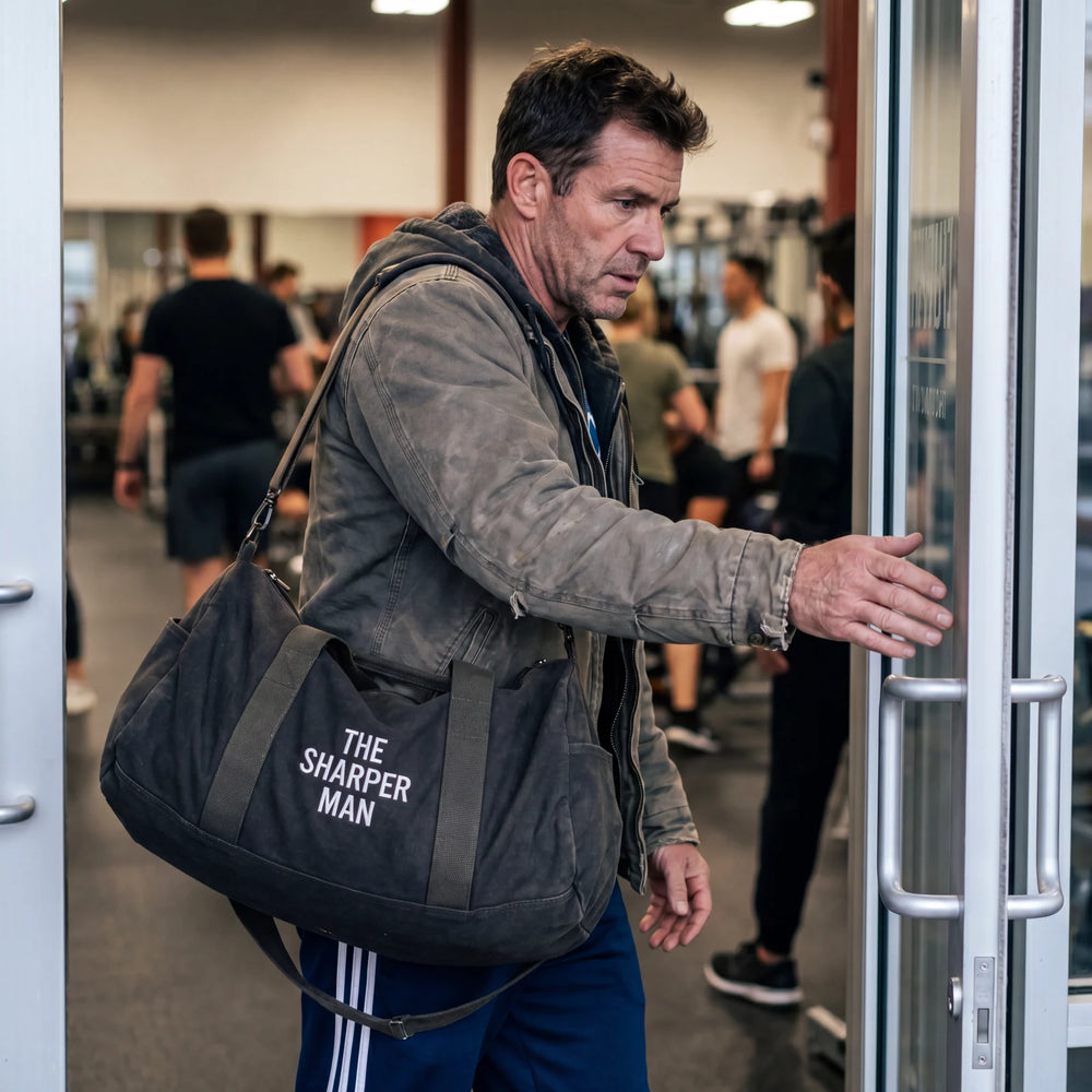 Gym Bag for Men — Waxed Canvas Duffle