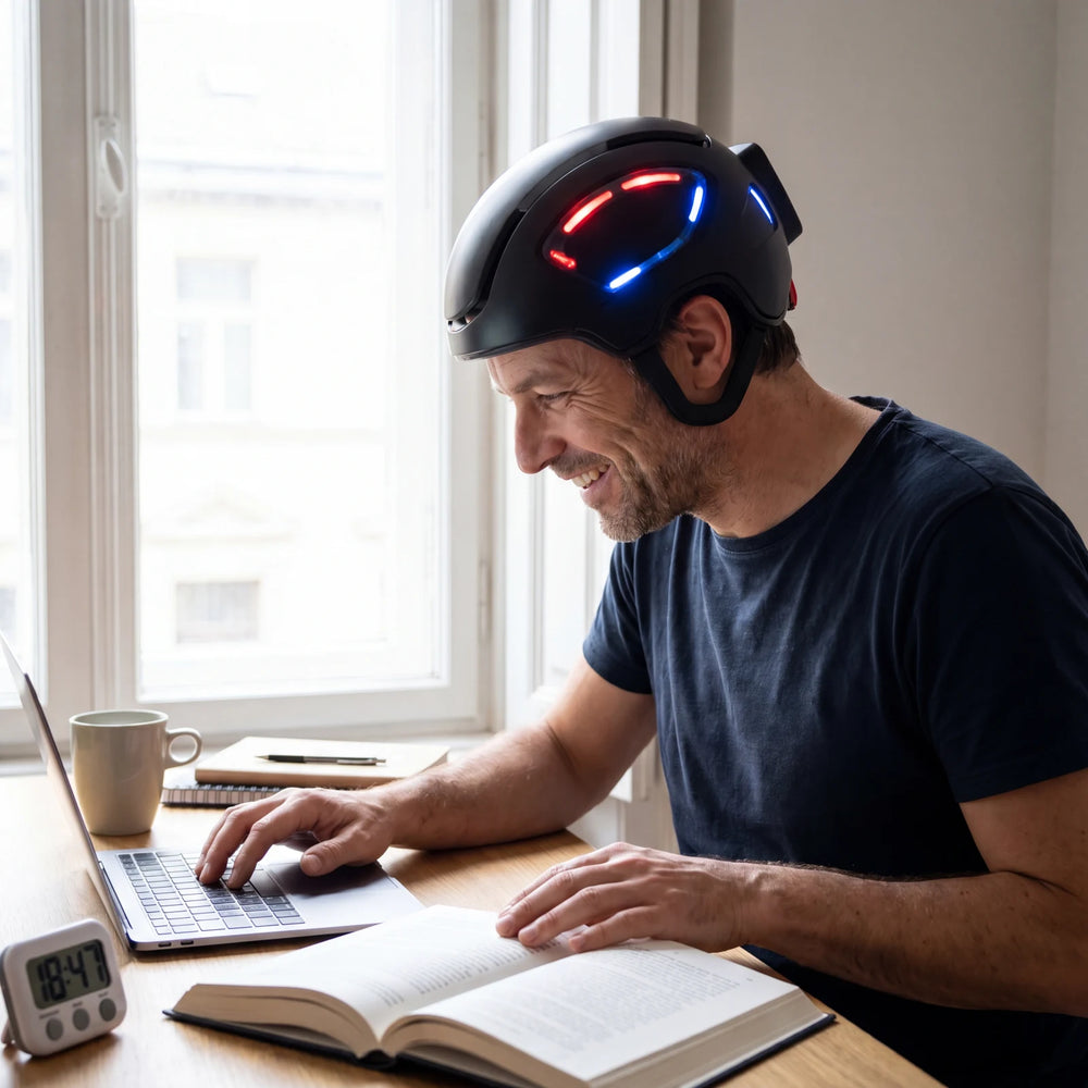 Hair Growth LED Cap for Men — Clinical Light Therapy at Home
