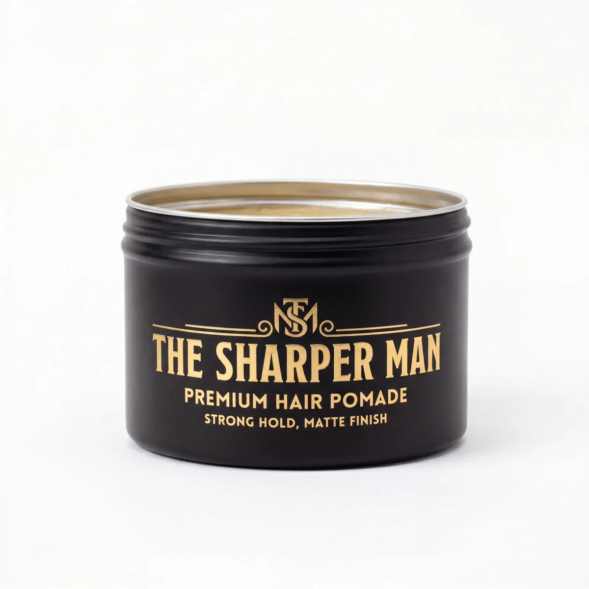 hair pomade for men — medium hold natural finish — The Sharper Man