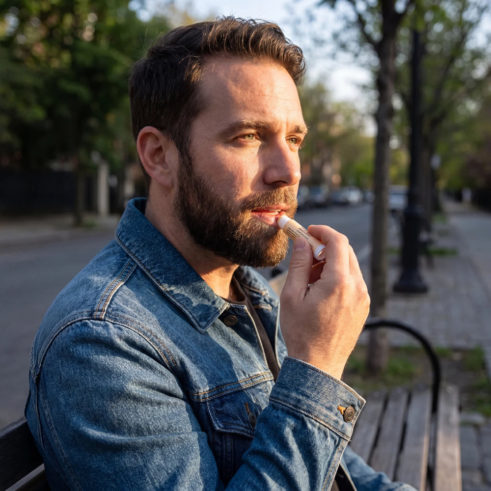 Lip Balm for Men — Natural Color and Moisture