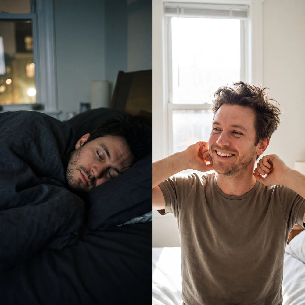 Melatonin Gummies for Men — Fall Asleep Without Grogginess in use