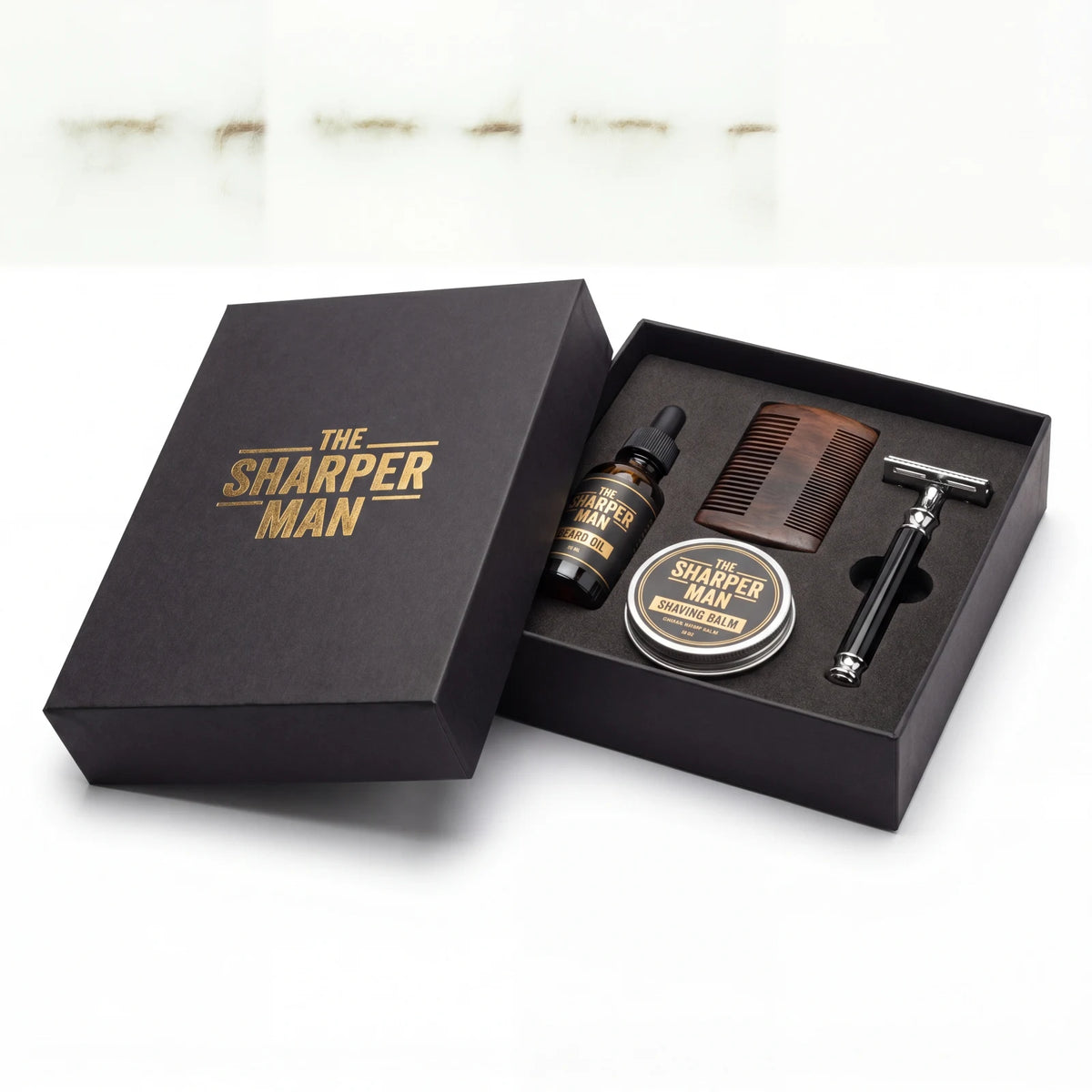 mens grooming gift set for men — complete starter kit — The Sharper Man