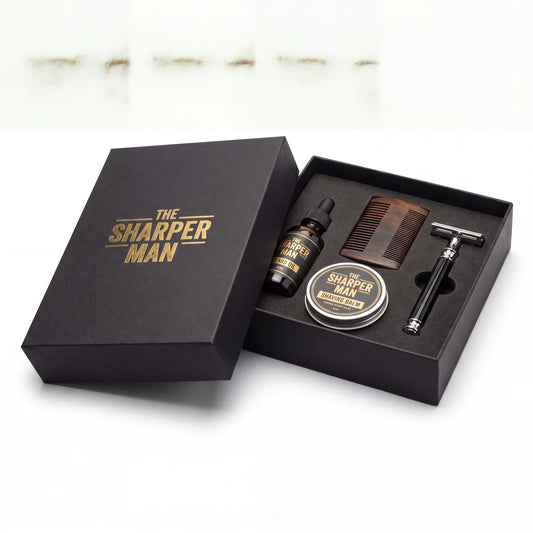 mens grooming gift set for men — complete starter kit — The Sharper Man
