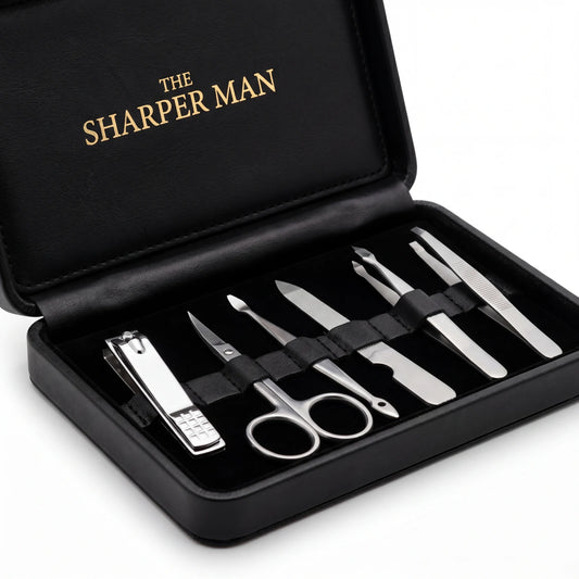 nail care kit men for men — clean professional nails — The Sharper Man