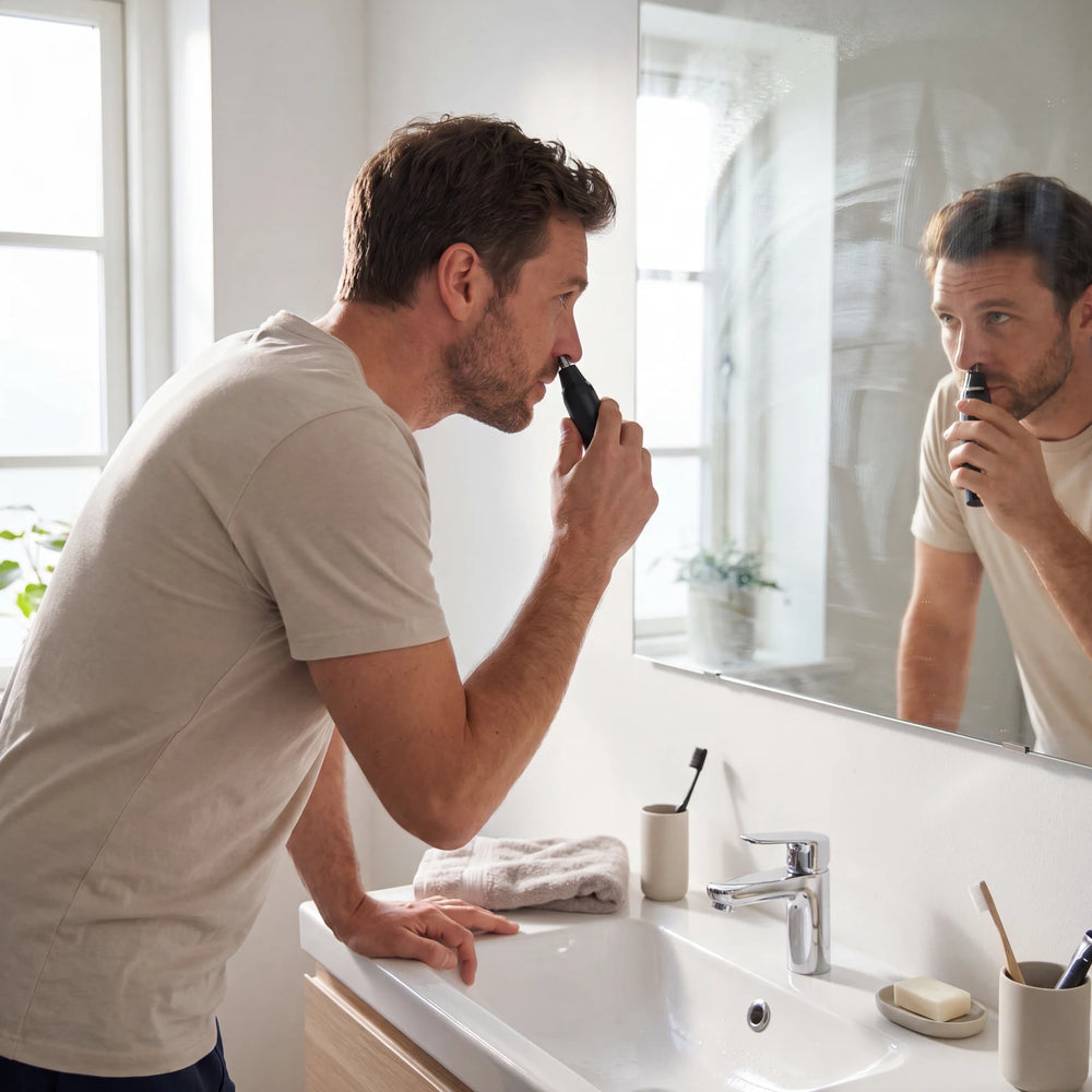 Nose Hair Trimmer for Men — Painless 20-Second Grooming