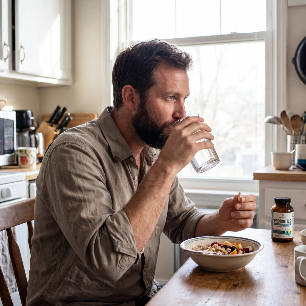 Probiotics for Men — Gut Health and Clear Skin