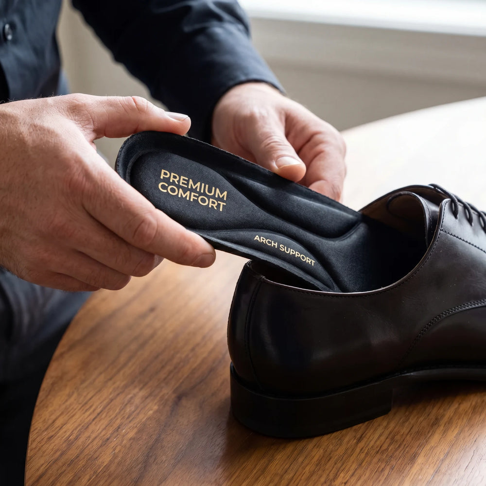Riseup Height Increase Insoles for Men in use