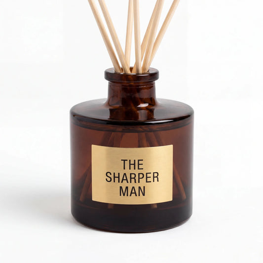 Reed Diffuser for Men — masculine cedarwood scent — The Sharper Man