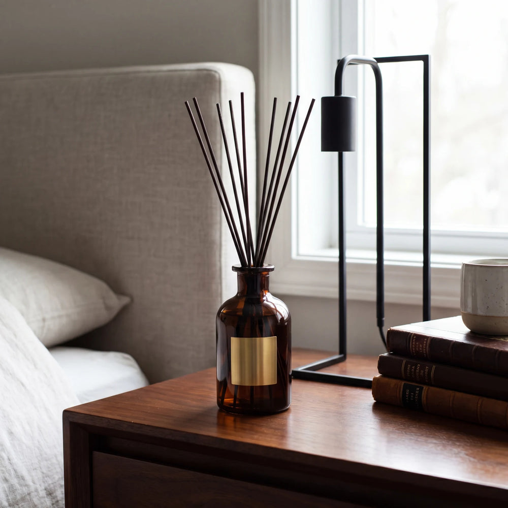 Reed Diffuser for Men — Masculine Cedarwood Scent