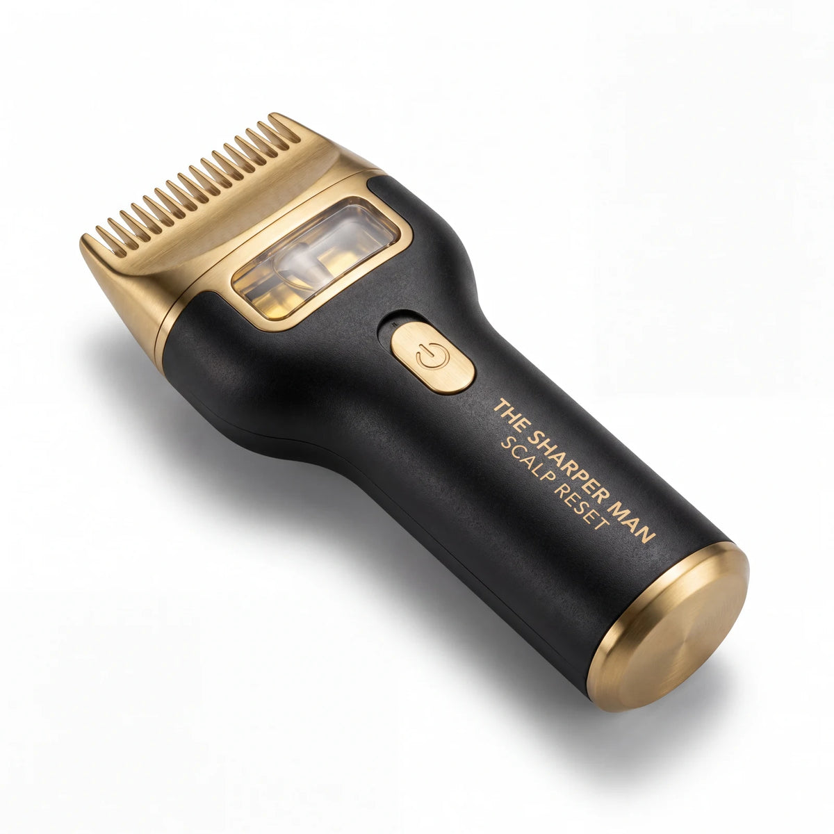SCALP RESET 4-in-1 hair and scalp tool for men — premium product on white — The Sharper Man