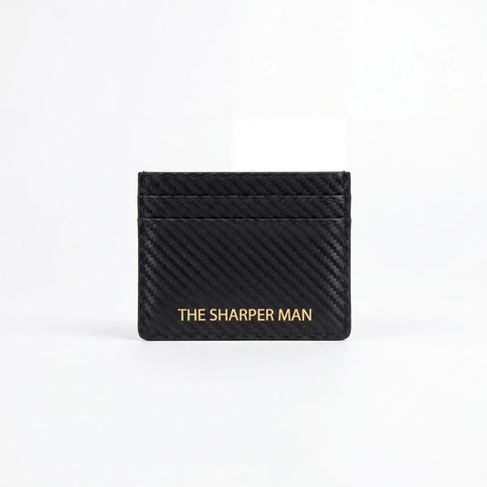 slim wallet men for men — RFID carbon fiber zero bulge — The Sharper Man