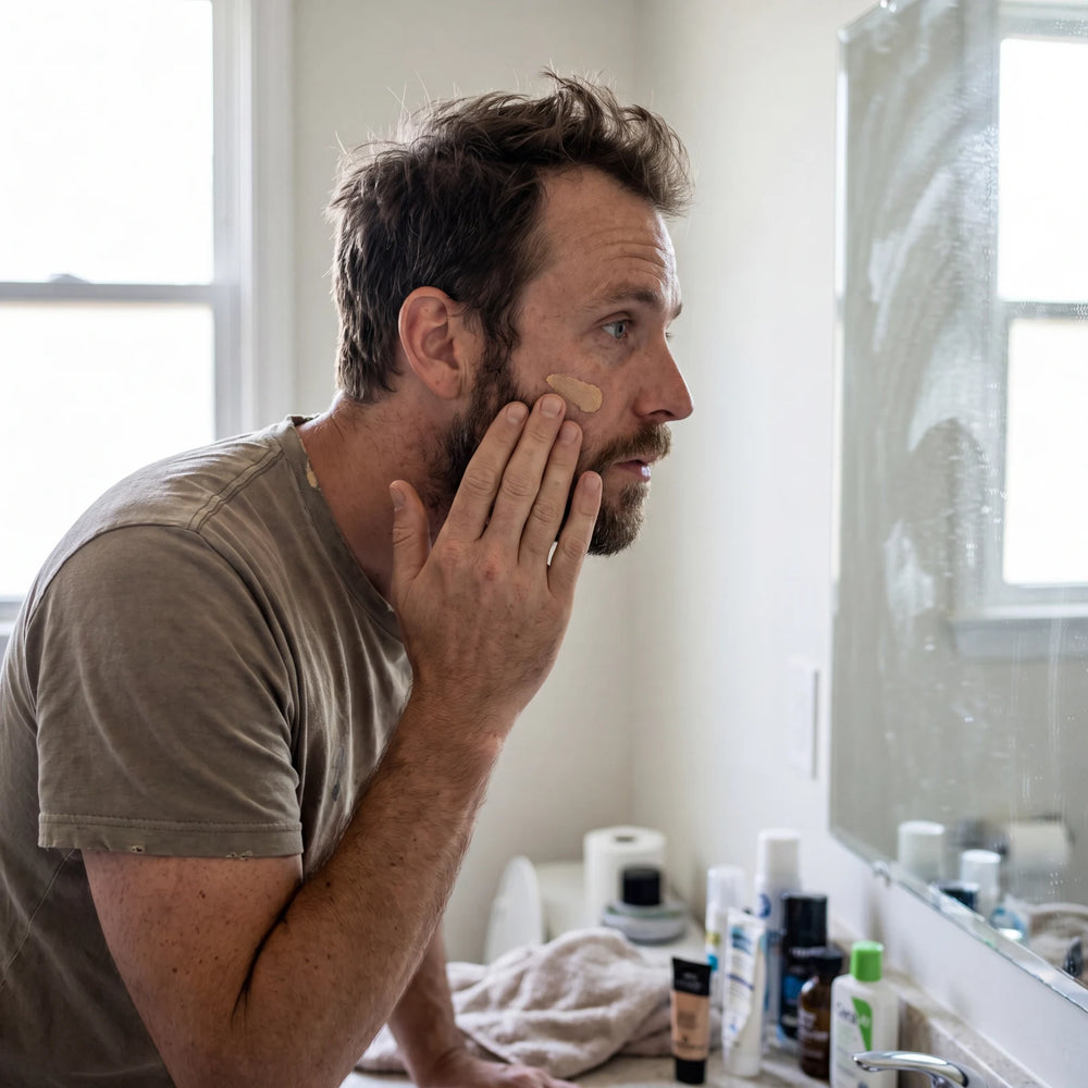 Tinted Moisturizer for Men — Even Skin Tone in 10 Seconds