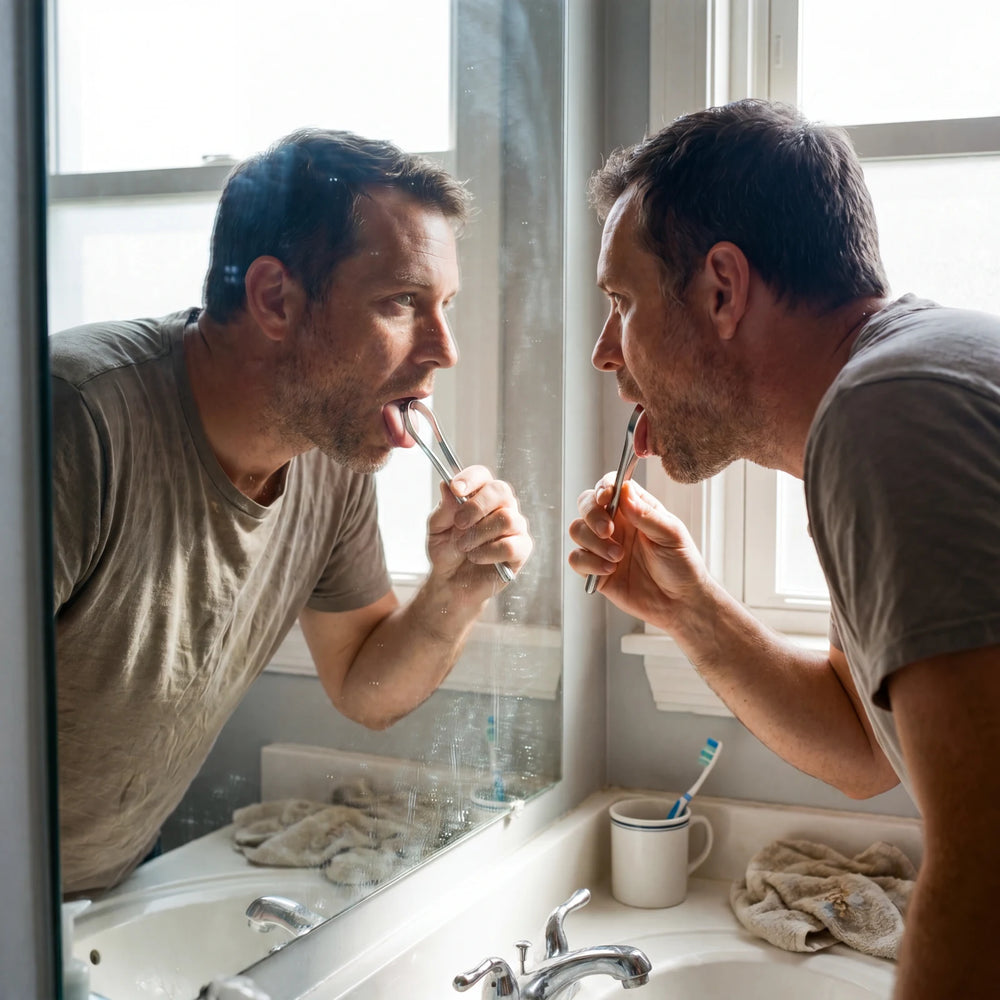 Tongue Scraper for Men — Fresher Breath Instantly