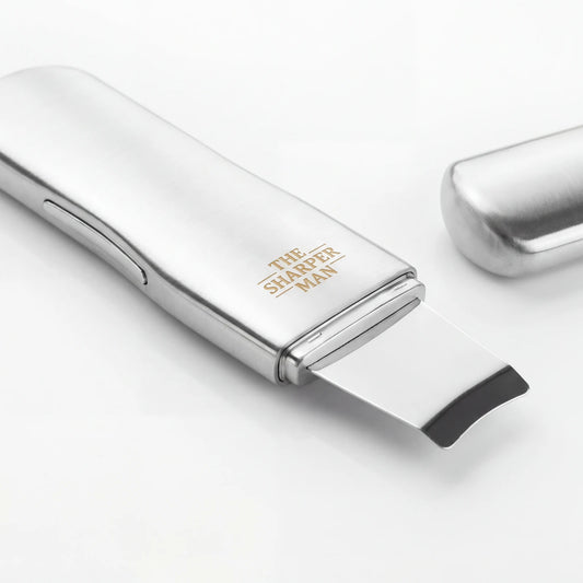 ultrasonic skin scrubber for men — deep pore clean — The Sharper Man