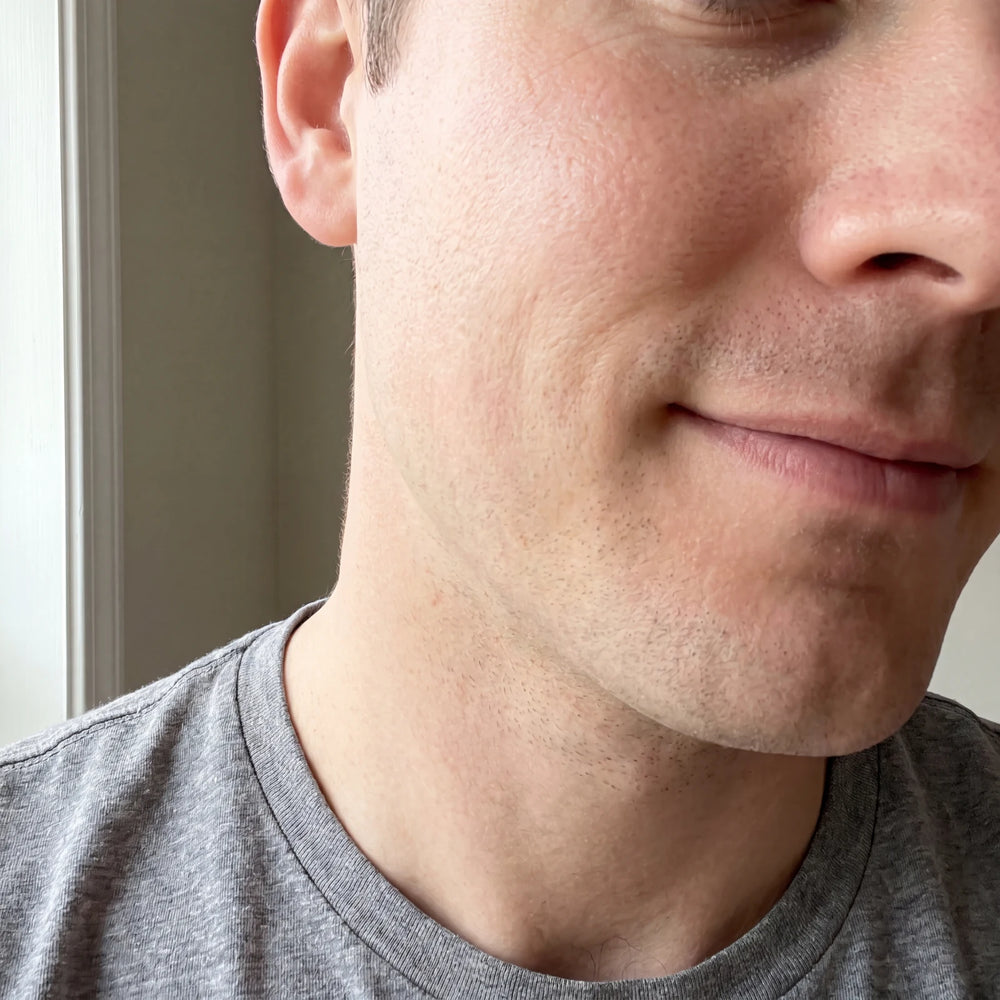 Ultrasonic Skin Scrubber for Men — Deep Pore Clean in use