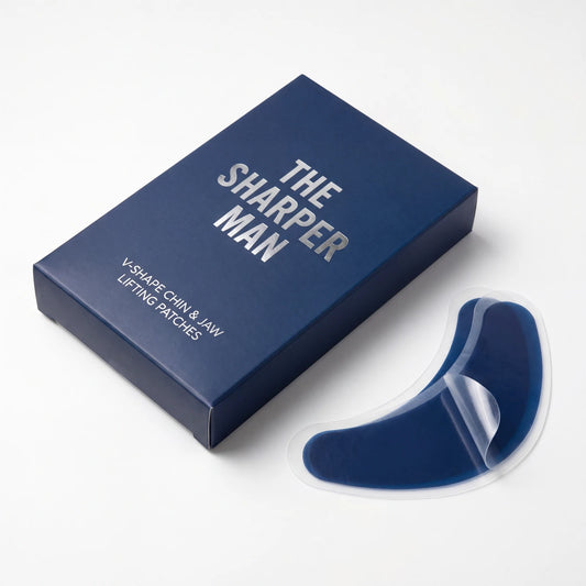 V-Line Patches for men — slimmer sharper jaw — The Sharper Man