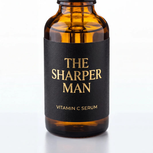 vitamin c serum for men — brighter skin dark spots — The Sharper Man
