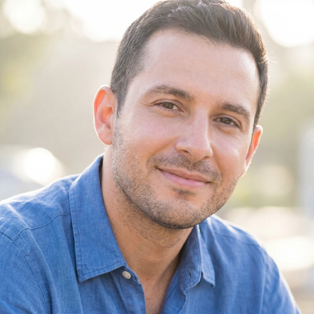 Vitamin C Serum for Men — Brighter Skin in 2 Weeks in use