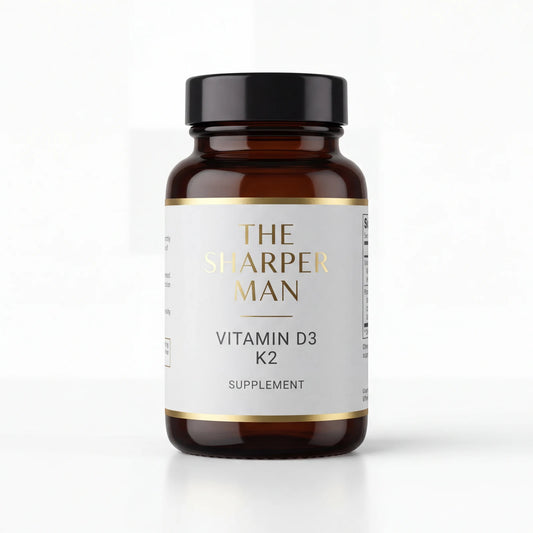 vitamin d3 k2 supplement for men — correct absorption energy support — The Sharper Man